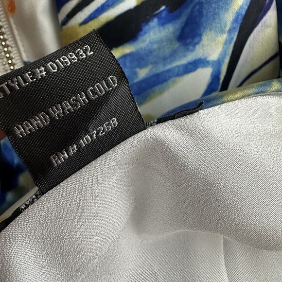 g by garcia sleeveless Pleated Floral A-line Party dress Size S - Picture 7 of 7